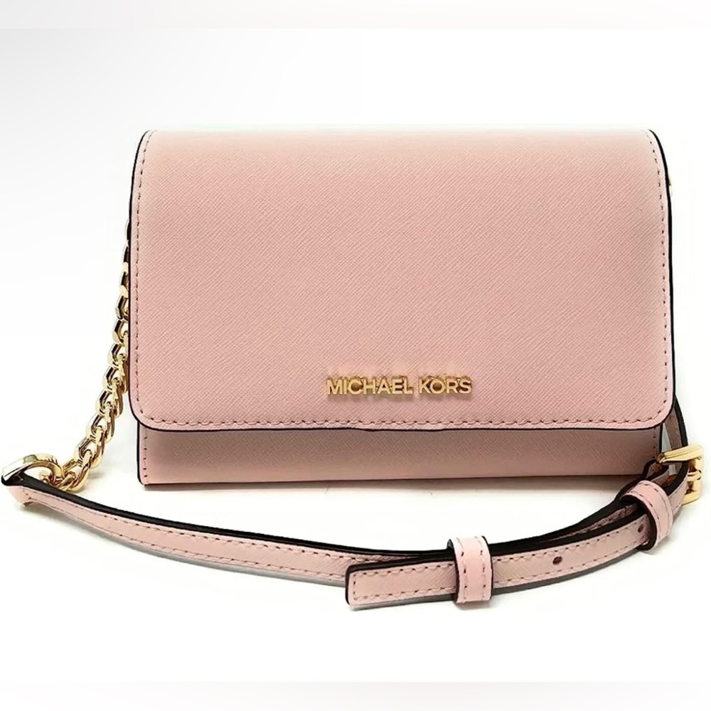 Michael kors light pink crossbody purse!